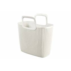 Knit Lily Shopping Bag Oasis White 41x20x45cm 