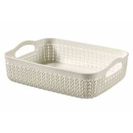 Knit Tray A5 2.6l Oasis White  26x20x 7cm 