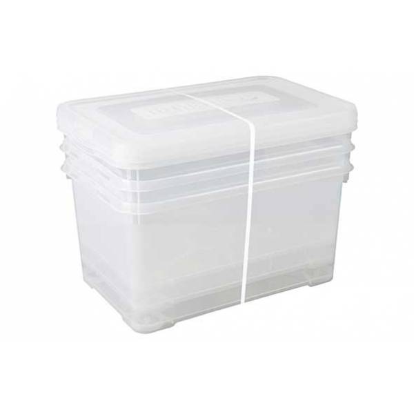 Handy Box Set3x50l 60x40x39.5cm Transpa Rant 