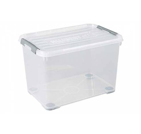 Handy Plus Box 65l Sur Roulettes Transpa Rant-60x40x39cm  Curver