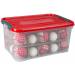 Handy Plus Kerstbox 50l 60x40xh29cm Rood Deksel + Tussenkarton 