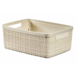 Curver Jute Opbergbox Wit Small 5l 26,5x20 H10,5cm Rechthoek Offwhite