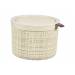 Jute Opbergbox Wit Rond 2l D17,1xh12.6  Rond Offwhite +deksel 