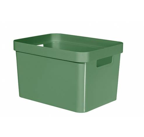 Infinity Recycled Box 17l Groen 35.6x26.6xh21.8cm  Curver
