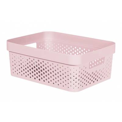 INFINITY RECYCLED BOX 11L DOTS ROZE 