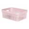 Infinity Recycled Box 11l Dots Roze 35.6x26.6xh13.6cm 