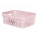 Curver Infinity Recycled Box 11l Dots Roze 35.6x26.6xh13.6cm