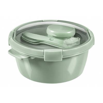 Smart To Go Eco Lunchbox 1.6l Rond Beste Kset Sausecup 22x22x9.6cm  Curver