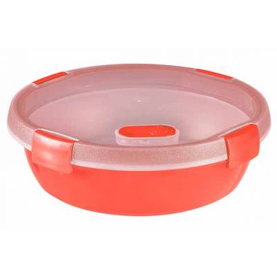 Smart Eco Microwave Steamer Ro 1.1l Rood D20x9cm - Steaming Tray  Curver