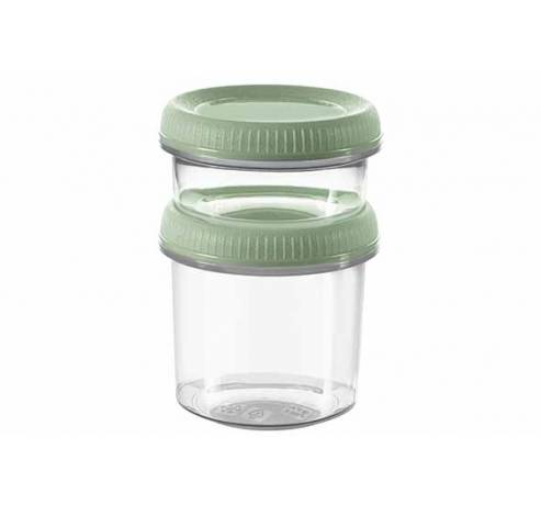 Smart To Go Eco S2 Cups 80-150ml Gris D7x10cm  Curver