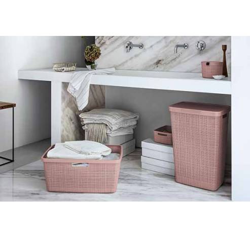 Jute Panier A Linge Rose Dawn 46l 59,4x3 9,4xh25cm  Curver