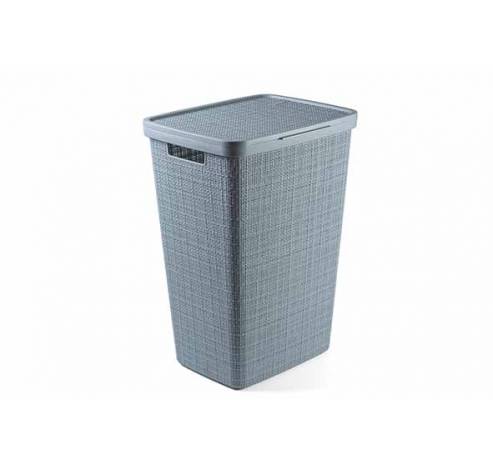 Jute Wasbox Smokey Grey 58l 43x34xh60cm  Curver