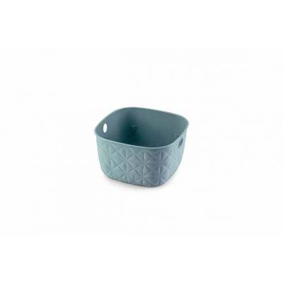 Softex Panier De Rangement Xs 3l Teal Blue 18,8x18,8xh11cm  Curver