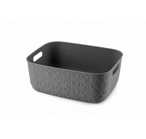 Softex Panier De Rangement M 12,5l Anthr Acite 37,9x29,2xh14,3cm  Curver