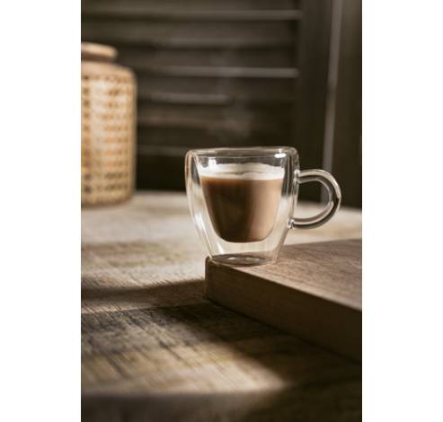 Isolate Koffieglas 6cl Set2 Dubbelwandig Espresso - D6xh6cm  Cosy & Trendy