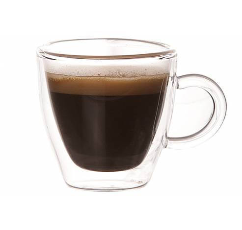 Isolate Koffieglas 6cl Set2 Dubbelwandig Espresso - D6xh6cm  Cosy & Trendy