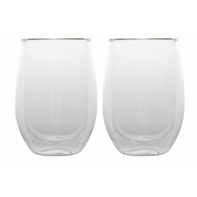 Isolate Tumbler 35cl Set2 D7,5x12,5cm Dubbelwandig Glas  Cosy & Trendy