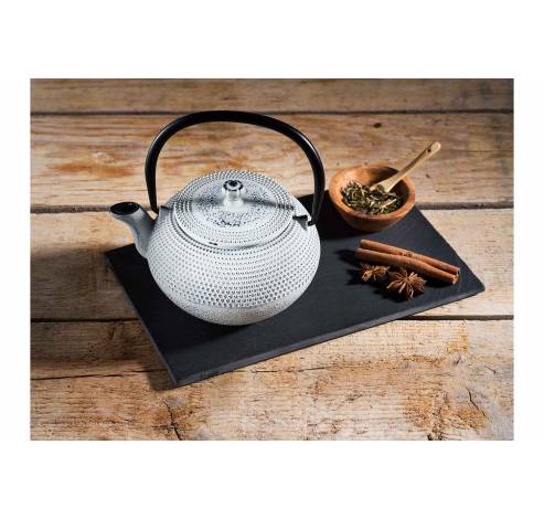 Shinto Cream Theepot 0.65l Gietijzer Filter Tsp82  Cosy & Trendy