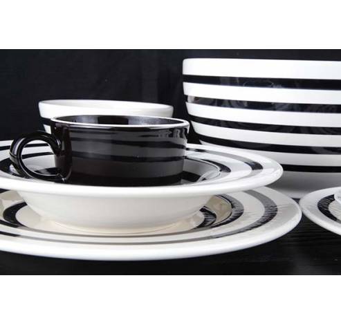 Black Bands Assiette Creuse D24cm   Cosy & Trendy