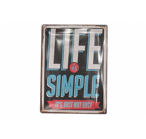 OPHANGBORD METAAL LIFE IS SIMPLE 39.4X  Cosy & Trendy