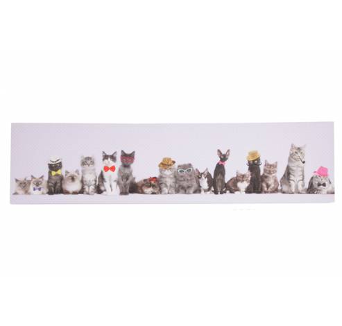 CANVAS CATS IN A ROW 120X3XH30CM  Cosy & Trendy