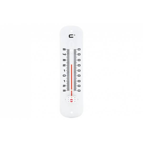 Thermometer Metal 5xh19cm Wit  