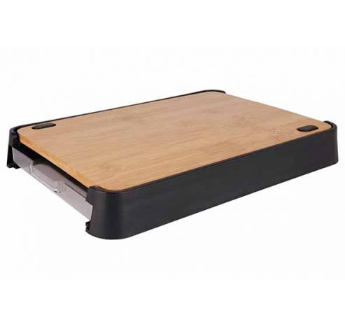 Nero Planche A Couper Bamboo Av. Plateau Pl. Dans Support Noir 38x25xh4.7cm  Cosy & Trendy