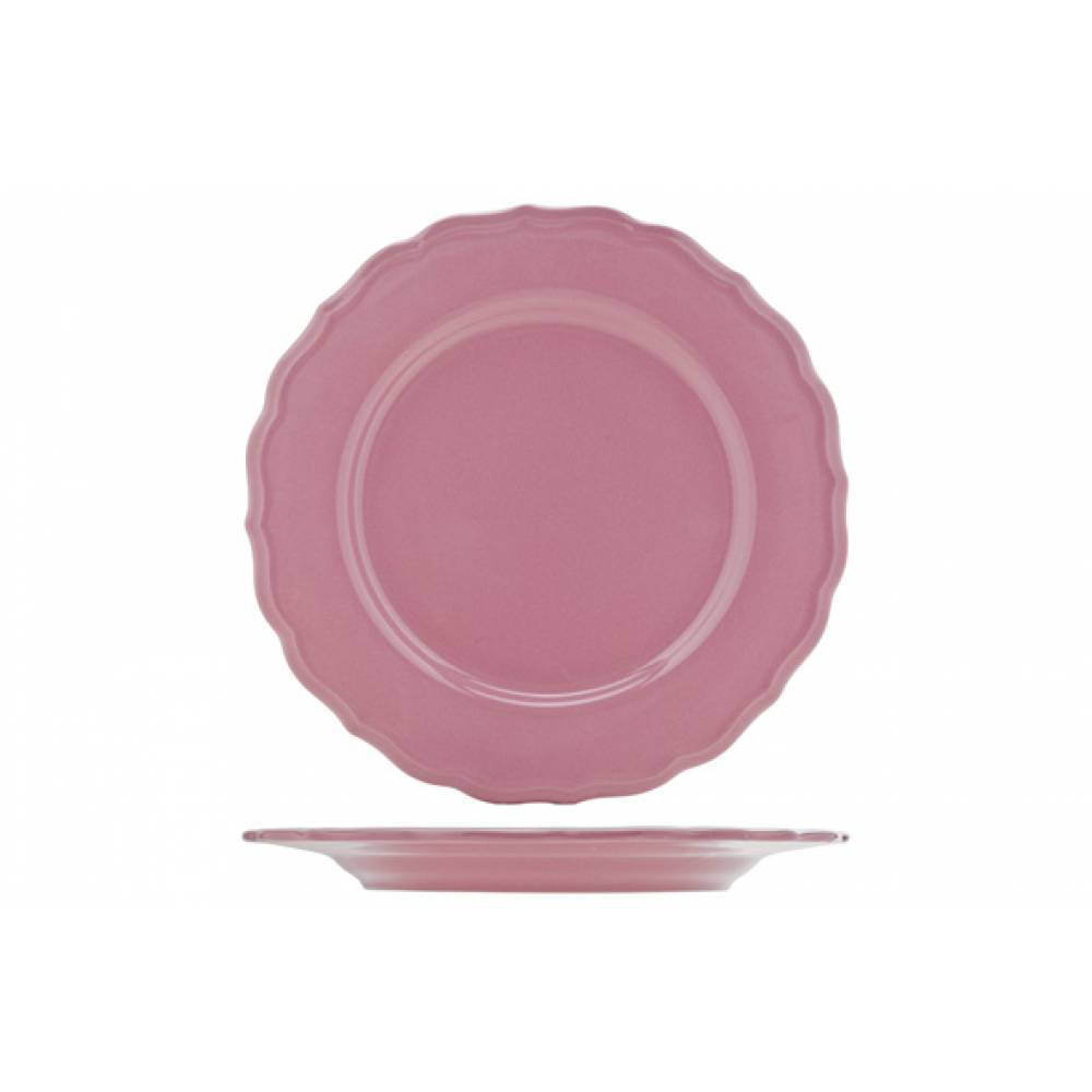 Cosy & Trendy Platte borden Juliet Pink Plat Bord Blinkend D28cm