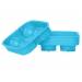 Ijsblokhouder Ballen Blauw 4st D4.5cm Silicone 