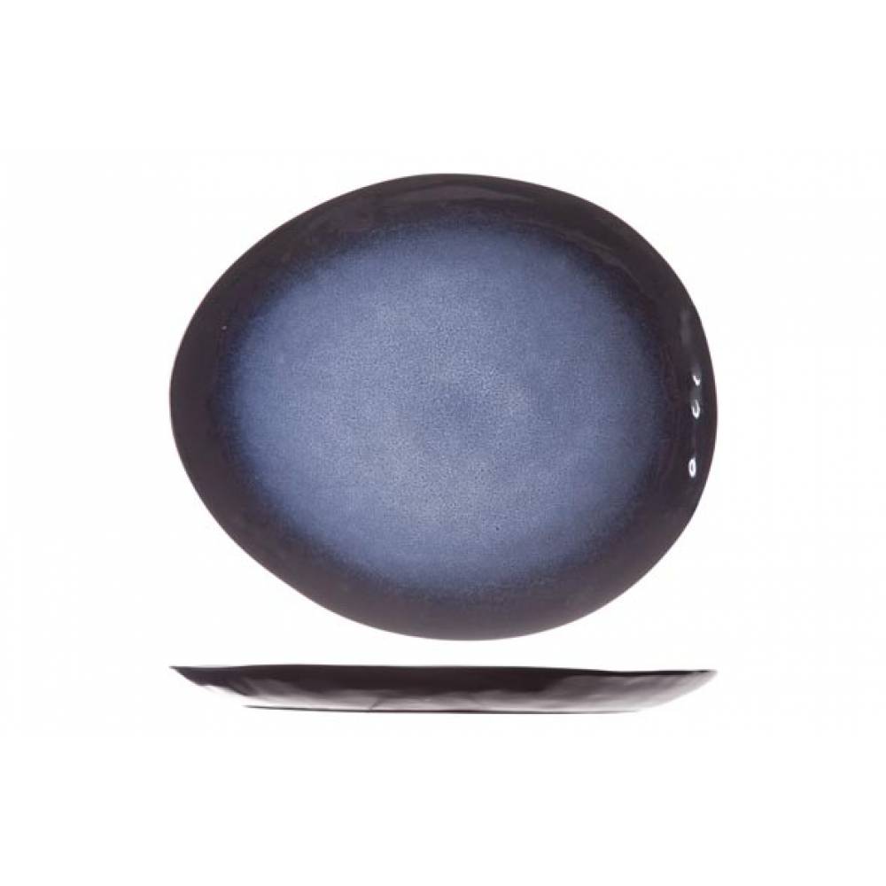 Cosy & Trendy Platte borden Sapphire Plat Bord Ovaal 27.5x23cm