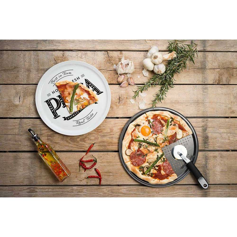 Cosy & Trendy Platte borden Pizzabord D30cm Hot- Fresh Pizza