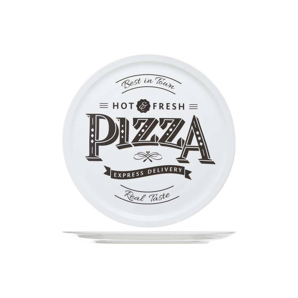 Cosy & Trendy Platte borden Pizzabord D30cm Hot- Fresh Pizza