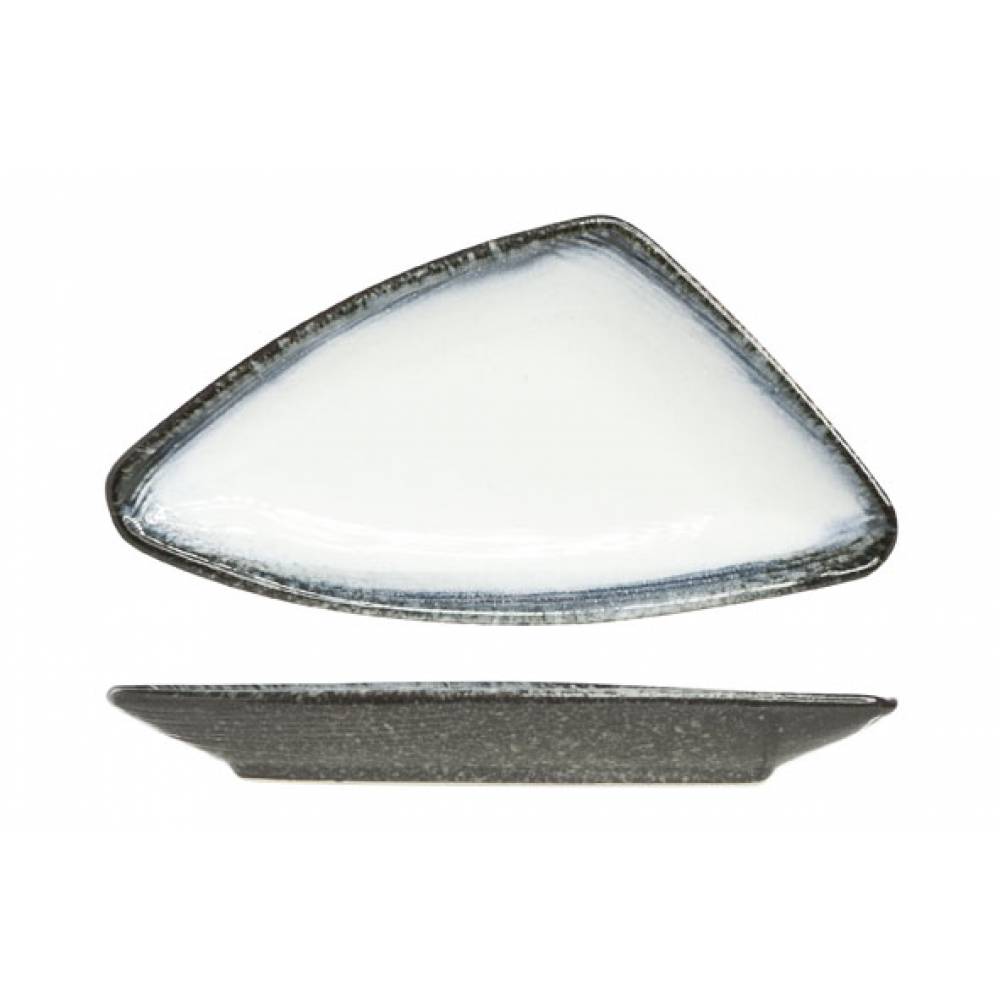 Cosy & Trendy Platte borden Sea Pearl Bord Driehoek 20x10xh2cm