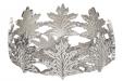 Zilveren Mandje Herfstbladen D21cmx9cm