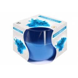 Ct Geurkaars Glas Anti Tobacco Blauw D8xh7cm 