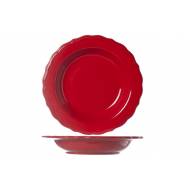 Juliet Red Diep Bord Blinkend D23cm  