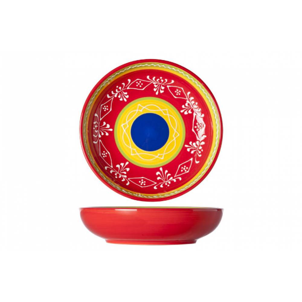 Cosy & Trendy Diepe borden Sombrero Red Bord D20xh5cm