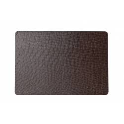 Cosy & Trendy PLACEMAT LEDER LOOK DONKERBRUIN 