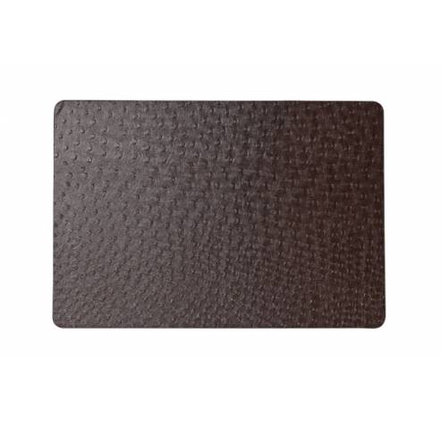 PLACEMAT LEDER LOOK DONKERBRUIN  Cosy & Trendy