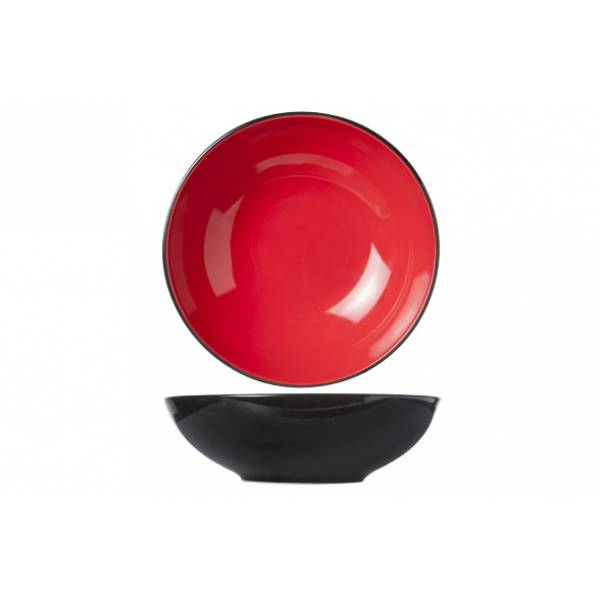 Finesse Red Diep Bord D20xh6.2cm  