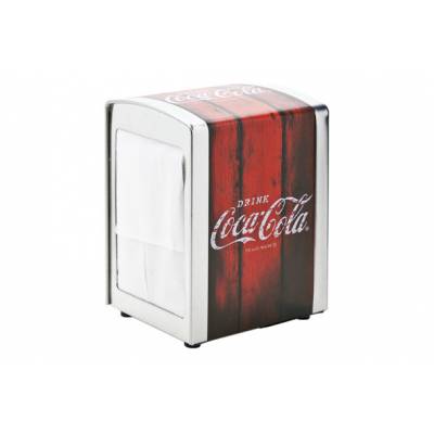 Retro Coca Cola Servethouder 10.1x9.8x 14.1cm Metaal  Cosy & Trendy