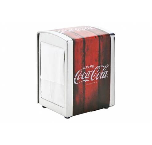 Retro Coca Cola Servethouder 10.1x9.8x 14.1cm Metaal  Cosy & Trendy