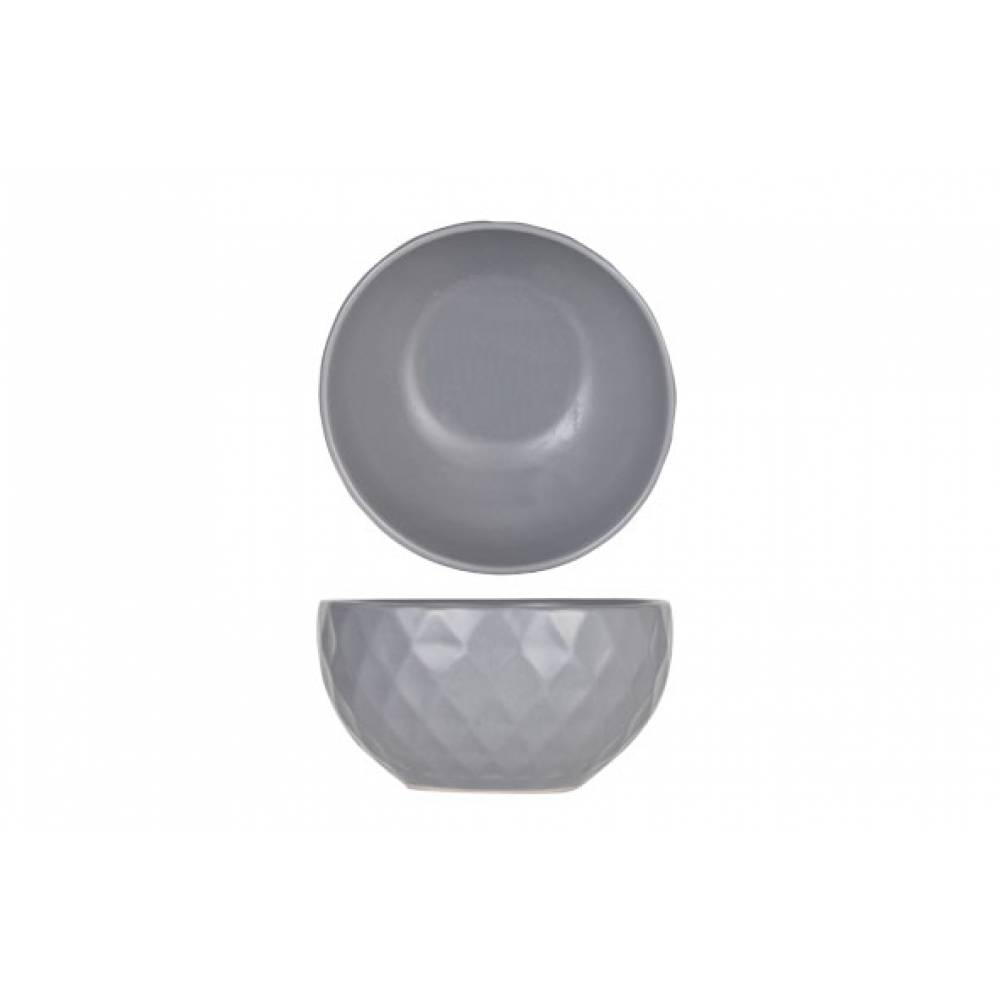 Cosy & Trendy Bowls Prisma Grey Ontbijtbol D13.5xh7cm