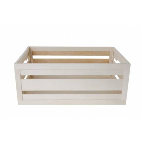 OPBERGBOX GLS HOUT 40X26.5X16CM