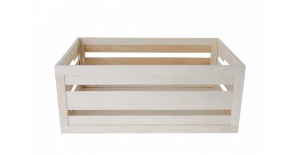 OPBERGBOX GLS HOUT 40X26.5X16CM