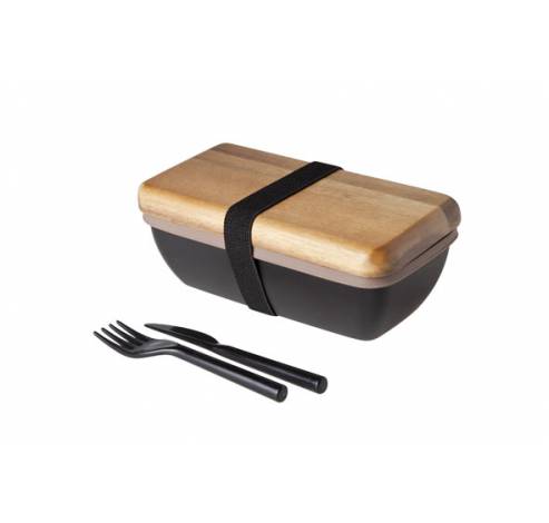 Lunchbox 15.5x9cm Met Bestek 2 Compartim Enten  Cosy & Trendy