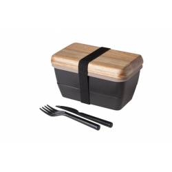 Cosy & Trendy Lunchbox 18x9.5x7cm Met Bestek 1comparti Ment