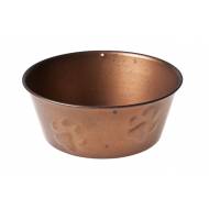Eet-drinkbak Hond Koper 15xh6cm Pootafdruk 