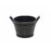 Bucket Black Mini Emmer D7.8xh5.5cm 15cl  