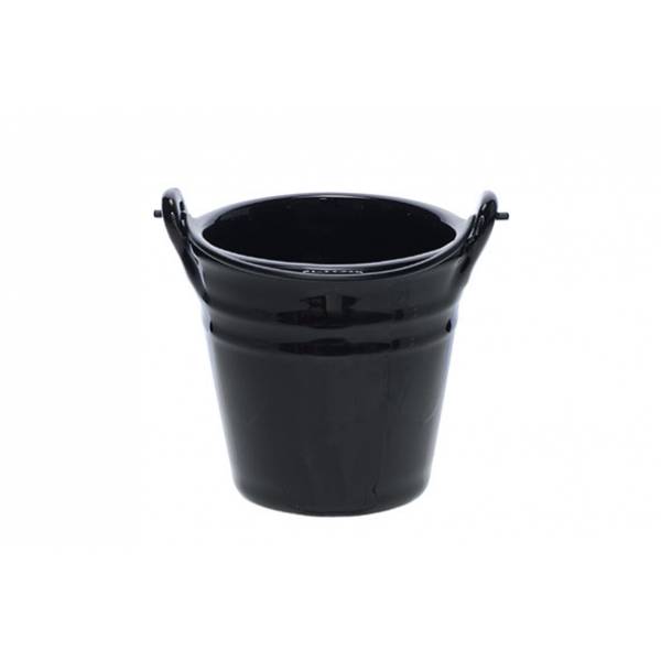 Cosy & Trendy Bucket Black Mini Emmer D8.5xh8.5cm 25cl 